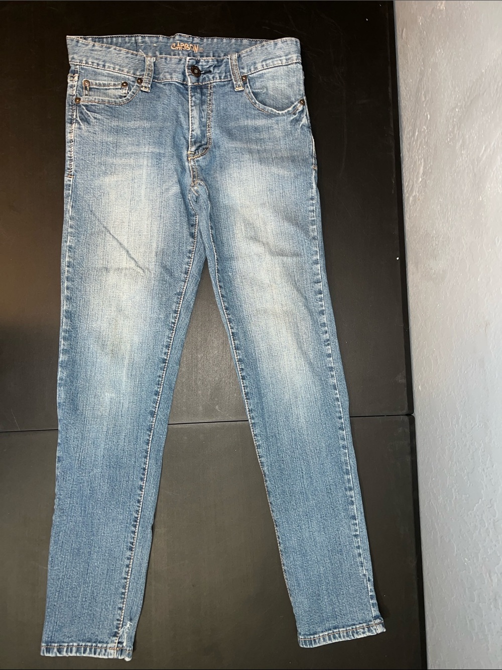 Carbon Light Blue Skinny Jeans